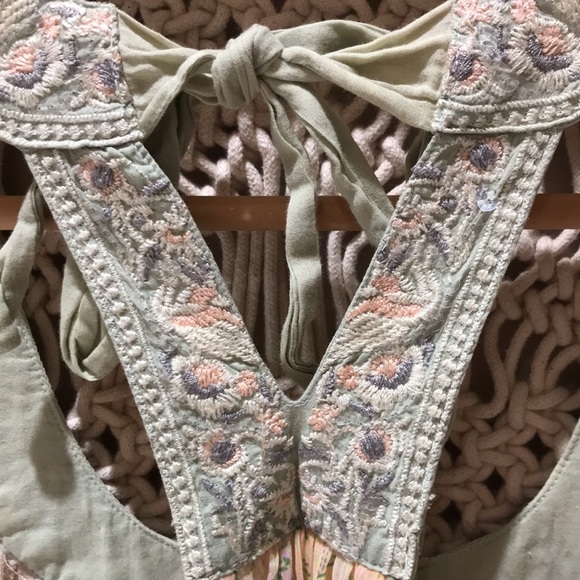 Free People floral sleeveless top sz L - Picture 9 of 9